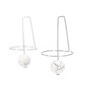 Labyrinth No.One Geometric Earrings With Semi Precious Stone, thumbnail 6 of 9