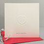 Hand Embossed Personalised Love Heart Card, thumbnail 1 of 5