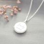 Sterling Silver Name And Date Personalised Locket, thumbnail 2 of 12