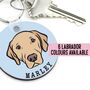 Personalised Labrador Keychain, thumbnail 1 of 6