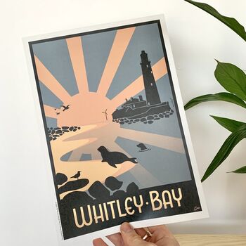 Whitley Bay Travel Print, 2 of 3