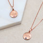 Personalised 18ct Rose Gold Plated Birthstone Necklace, thumbnail 1 of 6