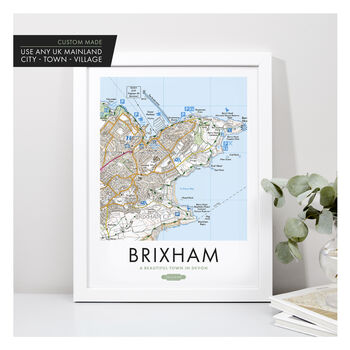 Custom Made 'Your Favourite Place' Personalised Map, 4 of 12