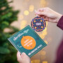 Personalised Pop Out Year Decoration Christmas Card, thumbnail 1 of 3