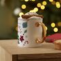 Personalised Cup Of Cheer Gold Rim Mug, thumbnail 2 of 3