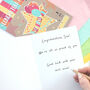 Bright Star Congratulations Card, Cut Out And Keep, thumbnail 6 of 6
