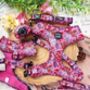 Berry Blossom Floral Dog Harness, thumbnail 7 of 7