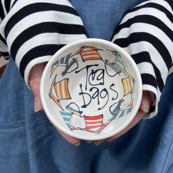Ceramic Hand Painted Tea Bag Dish, 6 of 10