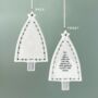 East Of India Porcelain Christmas Tree Under The Tree, thumbnail 3 of 3