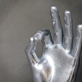 Silver 'Ok' Hand Figure, 3 of 4
