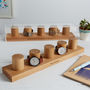 Personalised Solid Oak Watch Stand For Four Watches, thumbnail 8 of 12