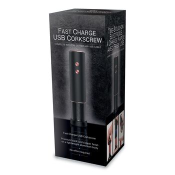 Fast Charge Usb Electric Corkscrew, 5 of 6