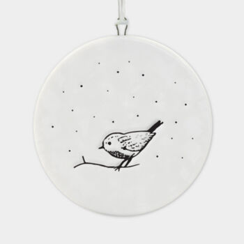 'Most Wonderful Time Of The Year' Porcelain Bauble, 3 of 3