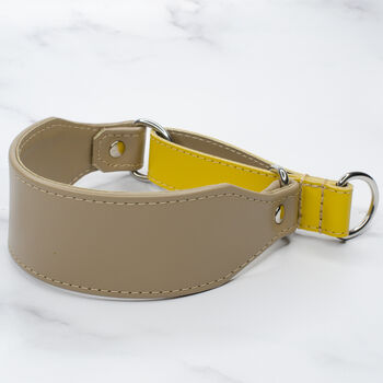 Leather Martingale Collar For Sighthounds, 8 of 11