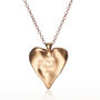 Personalised Maxi Organic Heart Necklace, thumbnail 3 of 10
