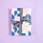 Luxury Patchwork Christmas Wrapping Paper, Blue, thumbnail 3 of 4