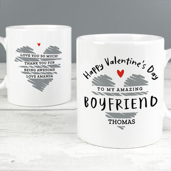 Personalised Happy Valentine's Day Mug, 4 of 5