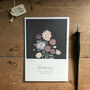 Hand Illustrated ‘Flowers By Post’ Postcard Set, thumbnail 2 of 7