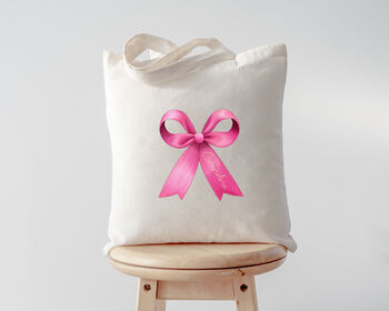 Personalised Pink Bow Bag, 2 of 2