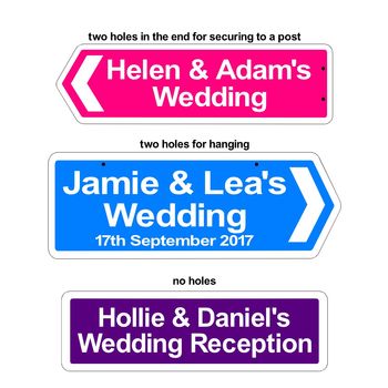 Personalised Double Sided Direction Signs, 3 of 4
