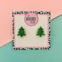 Christmas Tree Glitter Stud Earrings *More Colours Available*, thumbnail 1 of 5