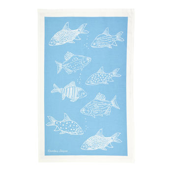 'Collage Fish' Tea Towel, 2 of 3