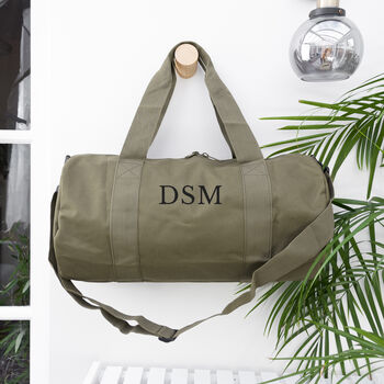 Personalised Men’s Classic Duffle Bag, 3 of 12