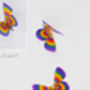 Personalised Rainbow Butterfly Heart / 3D Framed Heart, thumbnail 4 of 6