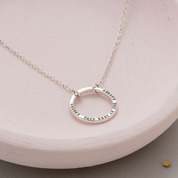 Personalised Full Circle Necklace, 3 of 6
