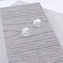 Sterling Silver Vortice Stud Earrings, thumbnail 1 of 2