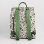 Green Garden Floral Buckle Backpack, thumbnail 3 of 5