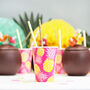 Colourful Pineapple Tropical Party Cups, thumbnail 3 of 3