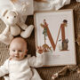 Personalised Woodland Birth Print, thumbnail 1 of 6