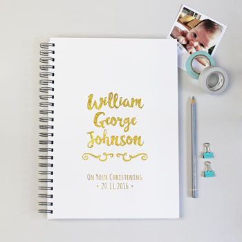 Personalised Baby Christening Gift Book, 9 of 9