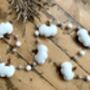 Neutral Autumn Felt Pumpkin Garland, thumbnail 3 of 3