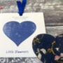 Plant A Heart Blue Seed Paper Card, thumbnail 2 of 7
