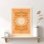 ‘Reve De Lune’, Boho Abstract Celestial Moon Art Print, thumbnail 1 of 3
