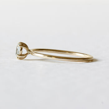 Aquamarine Ring Silver/Gold Vermeil, 4 of 8