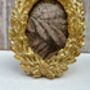 Gold Oval Wreath Nature Inspired Photo Frame Picture Holder Small, thumbnail 7 of 7