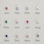 Personalised Birthstone And Freshwater Pearl Necklace, thumbnail 3 of 8