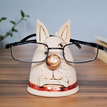 Dog Personalised Spectacle Holder Stand, 7 of 9