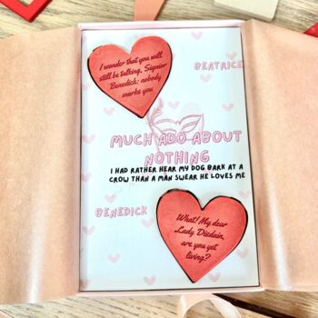 Shakespeare's Much Ado About Nothing Book Lover Wax Melt Gift Box, 7 of 7