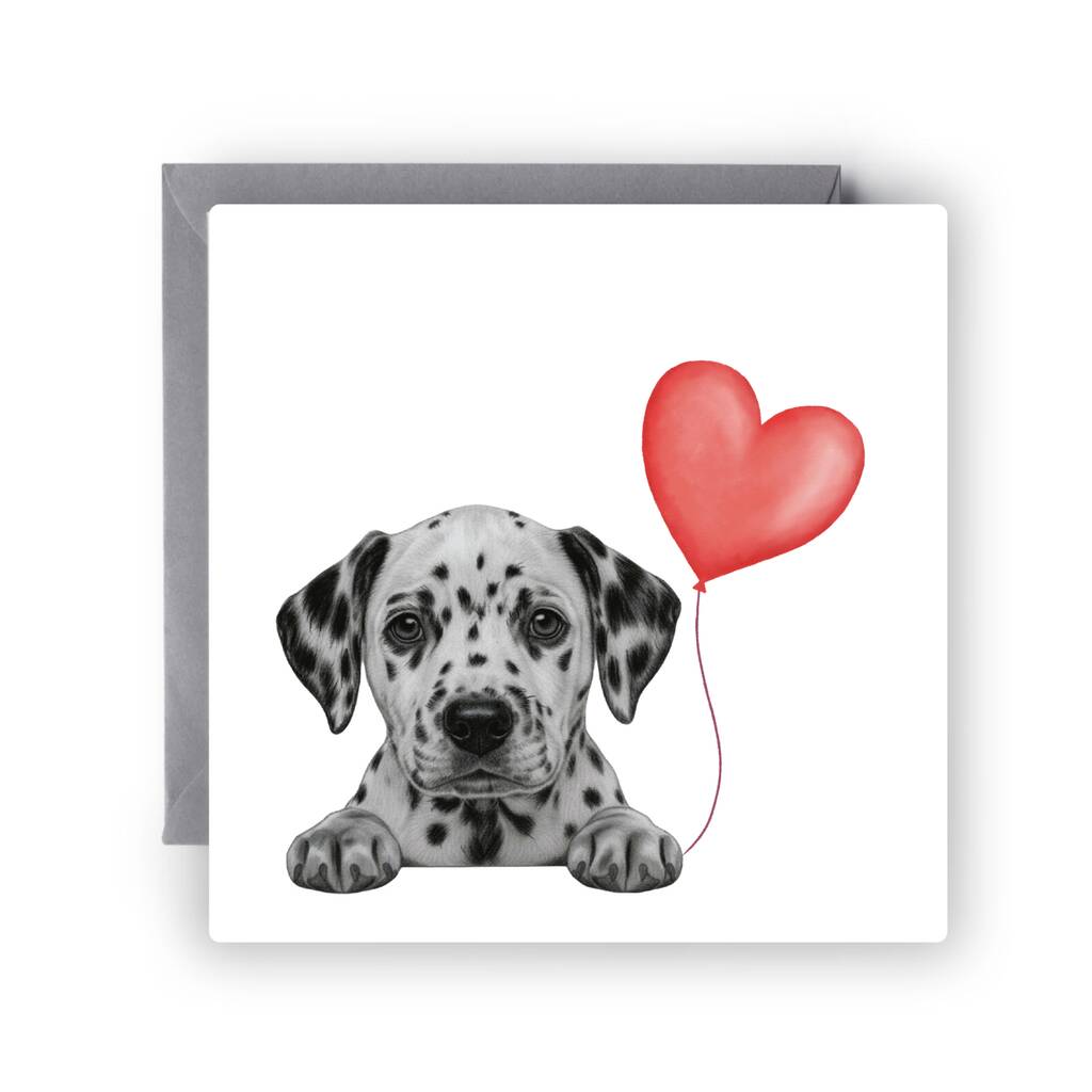 Cute Labrador Balloon Card, 1 of 4