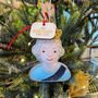 Personalised Queen Beaded Bauble, thumbnail 1 of 4