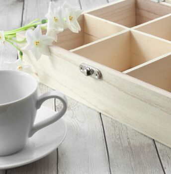 Monogrammed Tea Box, 6 of 6