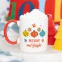 Merry And Bright Bauble Mug, thumbnail 1 of 3