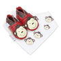 Dotty Fish Cheeky Monkey Soft Leather Baby Shoes With Barefoot Soles, thumbnail 6 of 11