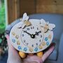 Small Mantel Clock With Bee And Meadow, thumbnail 9 of 11
