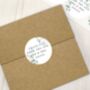 Personalised Botanical Wedding Sticker Set, thumbnail 1 of 4