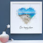 Personalised Our Happy Place Framed Print, thumbnail 1 of 7